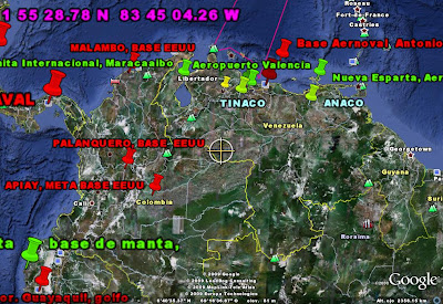 Bases colombianas ofrecidas a EEUU Bses colombianas ofrecidas a EEUU